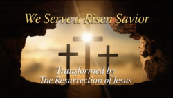 We Serve a Risen Savior: Transformed by the Resurrection of Jesus